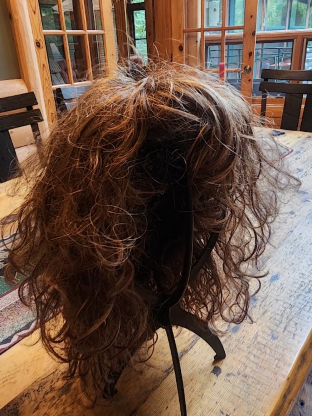 Ellen Wille Design Layered Curly Highlighted Wig Brown Blonde Mix - Picture 5 of 8